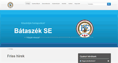 Desktop Screenshot of bataszekse.hu